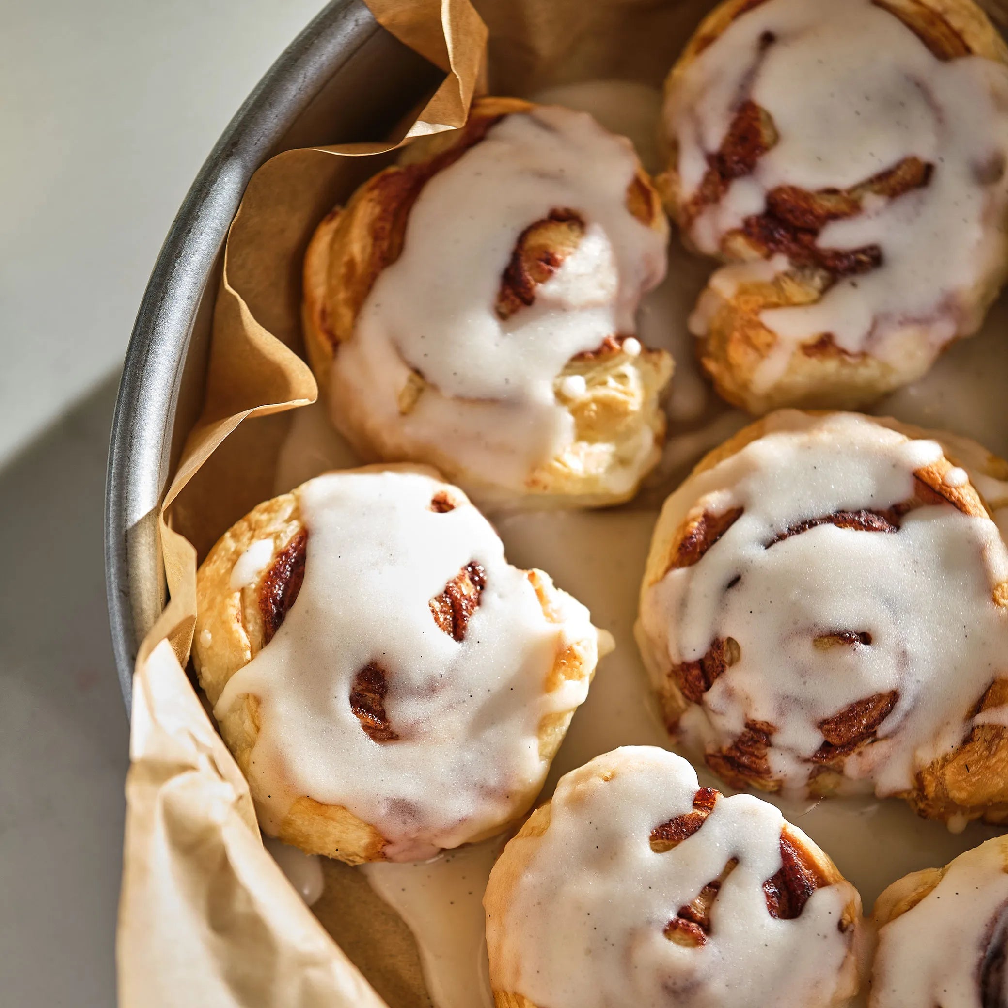Puff Pastry Cinnamon Rolls