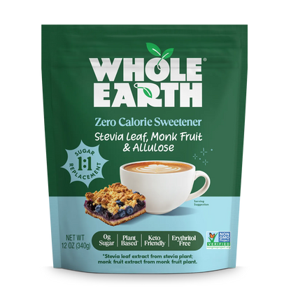 Whole Earth Stevia Leaf, Monk Fruit & Allulose bag