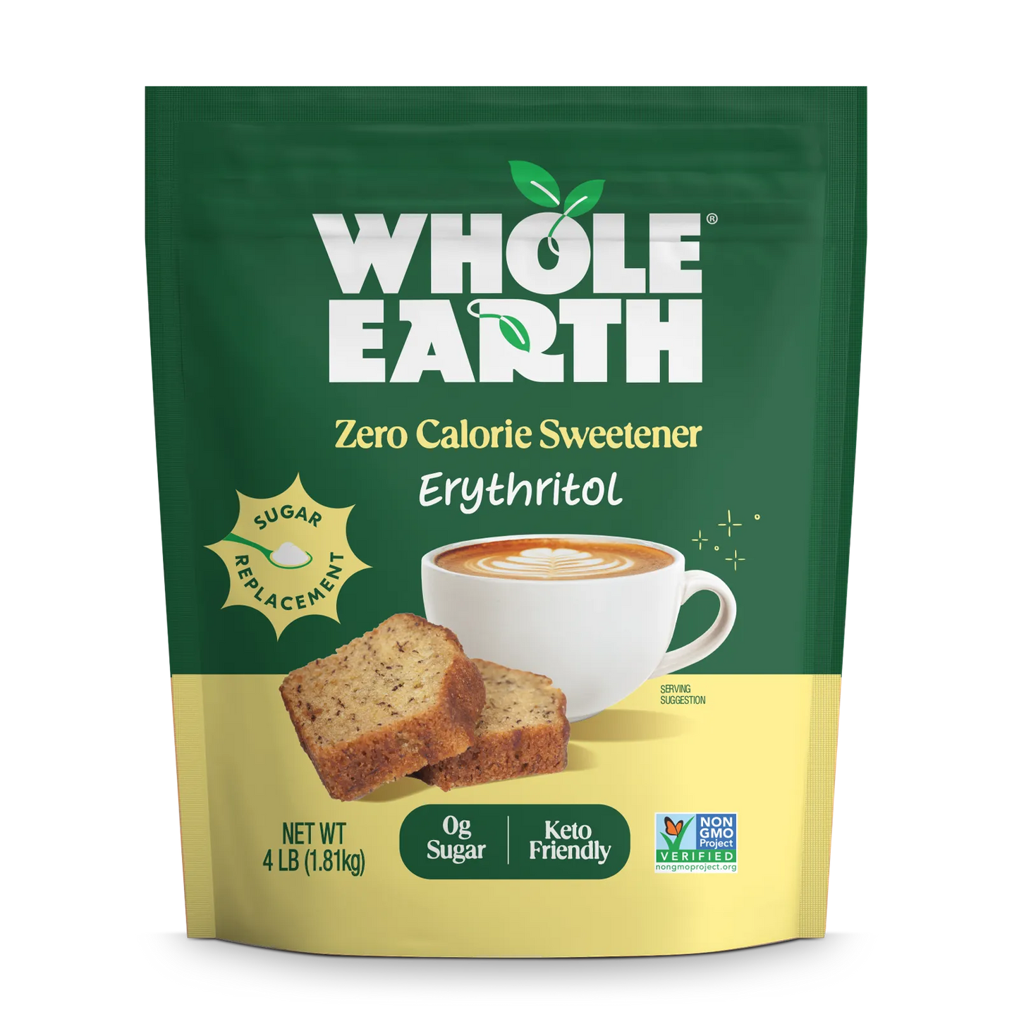 Whole Earth Pure Erythritol 4lb bag