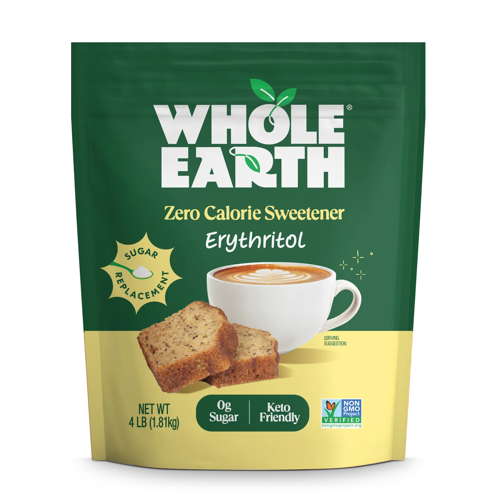 Whole Earth Pure Erythritol 4lb bag