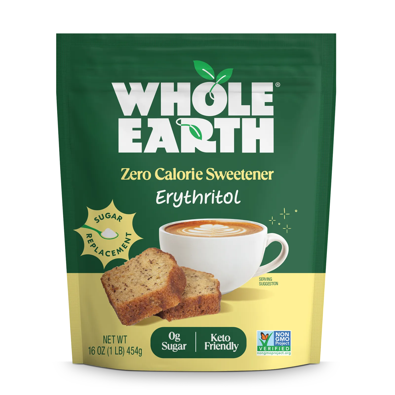 Whole Earth Pure Erythritol 16 oz bag