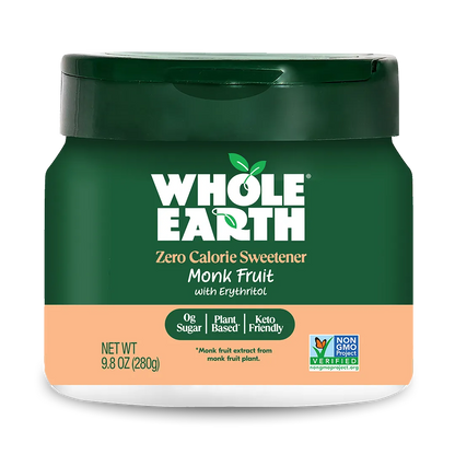 Whole Earth Monk Fruit jar