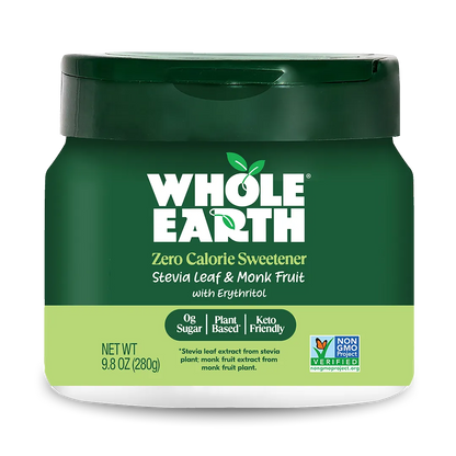 Whole Earth Stevia Leaf & Monk Fruit Jar