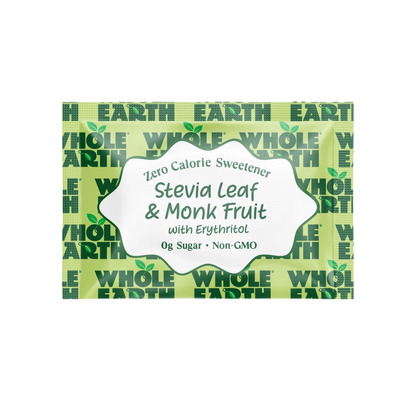 Whole Earth Stevia & Monk Fruit Sweetener Sachet
